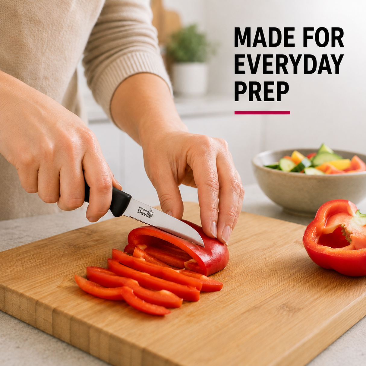 Kitchen Devils Multi Purpose Knife 10 Year Guarantee