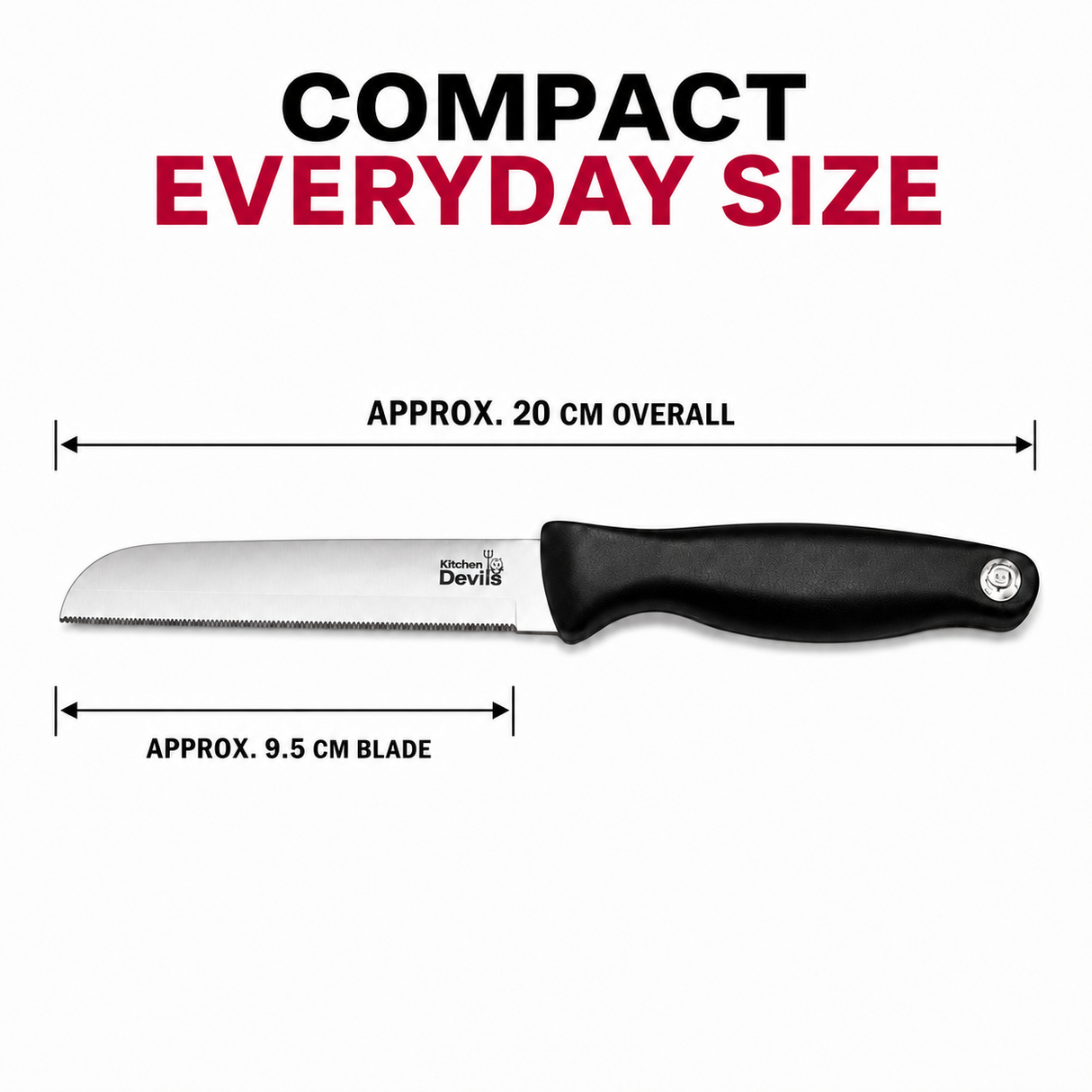 Kitchen Devils Multi Purpose Knife 10 Year Guarantee