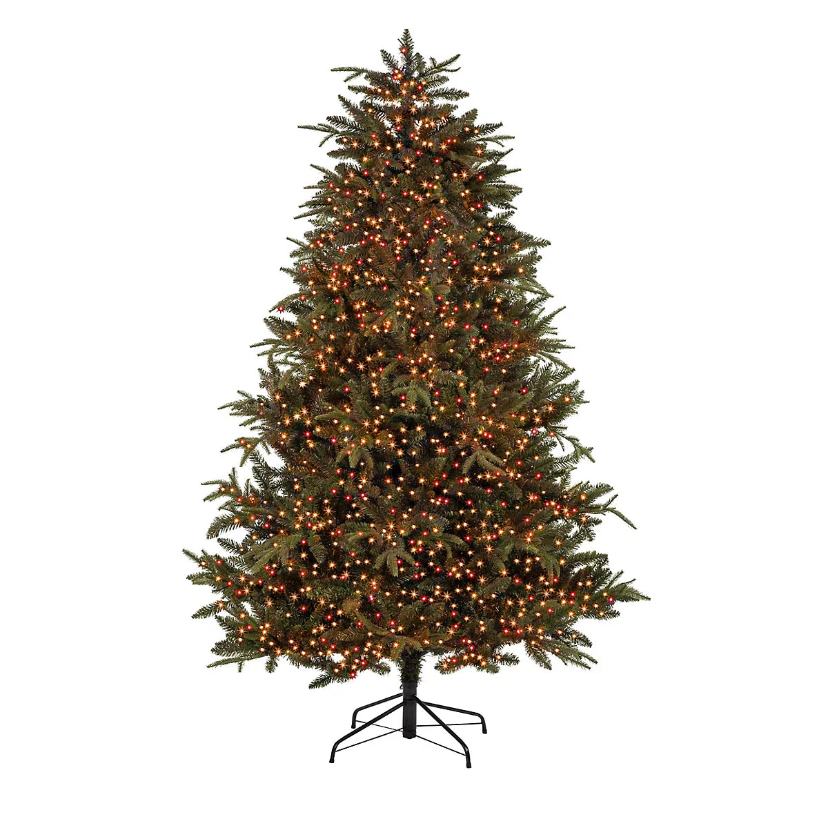 Premier 1000 LED Multi Action Treebrights With Timer - Red & Vintage Gold/Green Cable