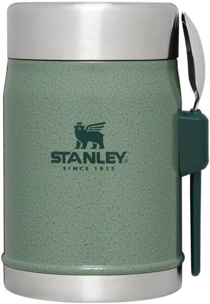 STANLEY Legendary Food Jar + Spork | Hammer tone green | 0.4L