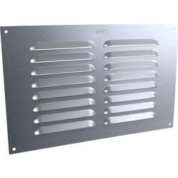 Securit aluminium louvre vent 9 x 6 inch metal ventilation grille