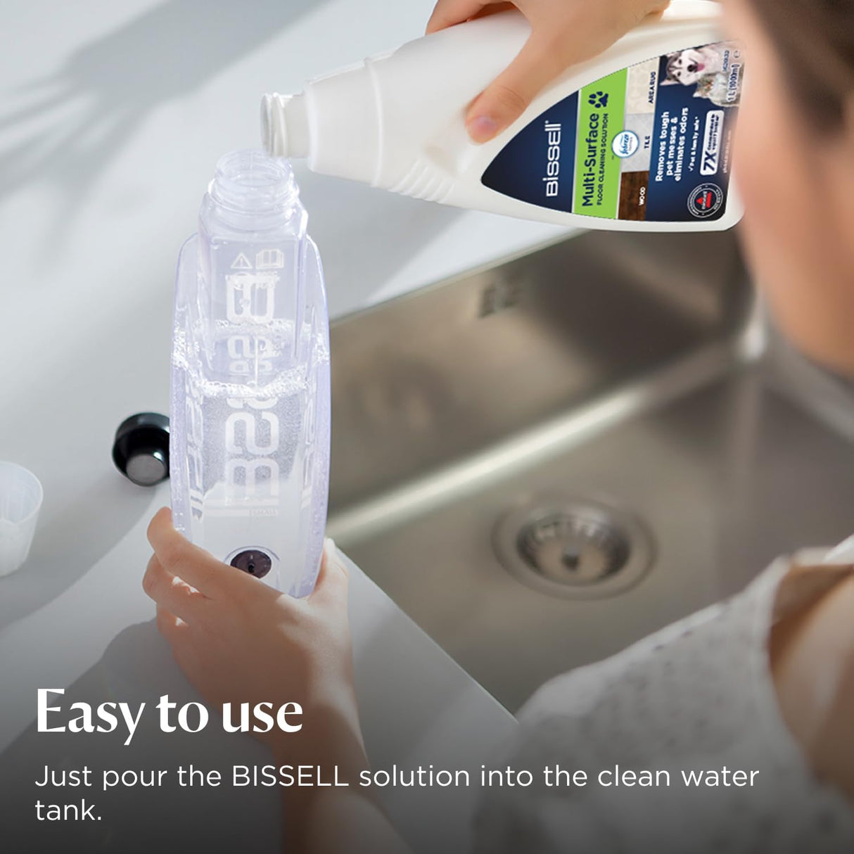 BISSELL | Multi-Surface Pet with Febreze, Floor Cleaning, 1L | 2550