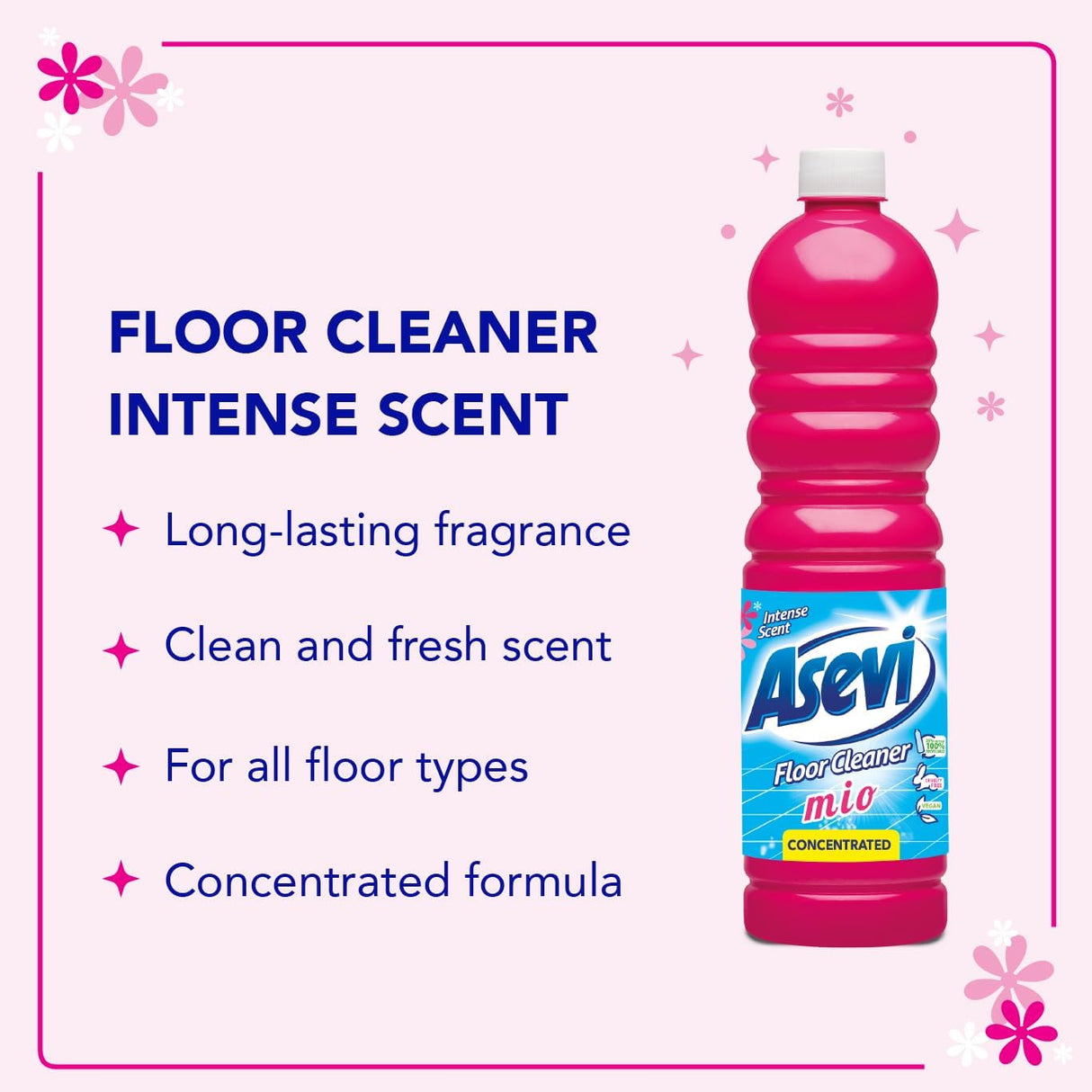 Asevi Concentrated Floor Cleaner 1L - Mio
