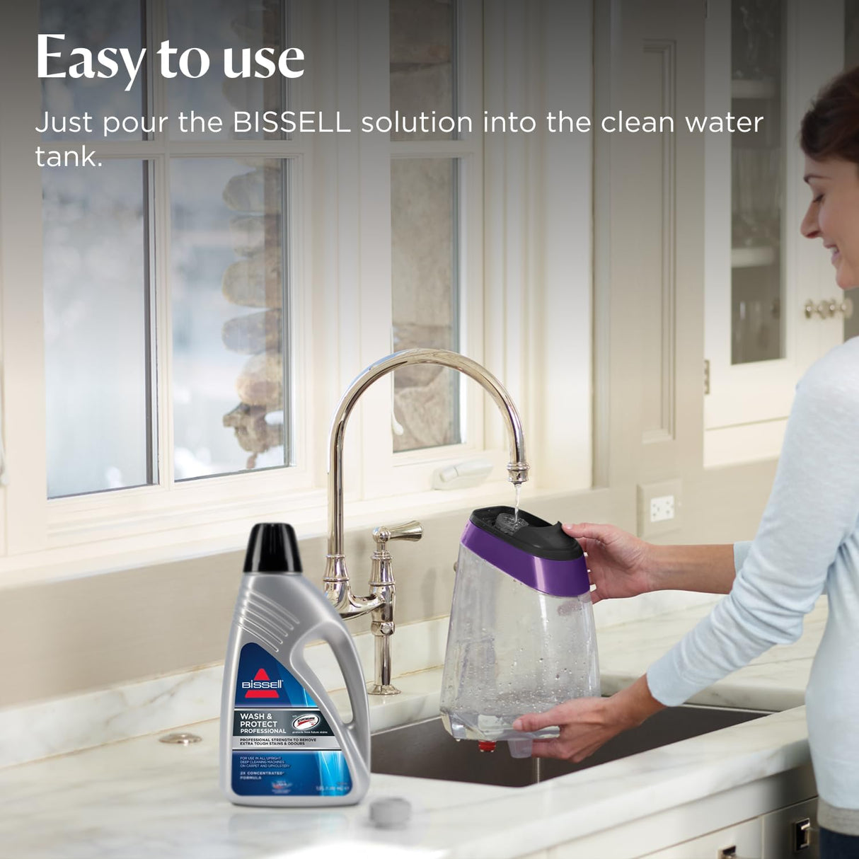 BISSELL | Wash & Protect - Professional Stain & Odour, 1.5L | 1089N