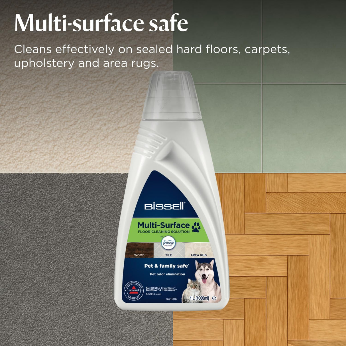 BISSELL | Multi-Surface Pet with Febreze, Floor Cleaning, 1L | 2550