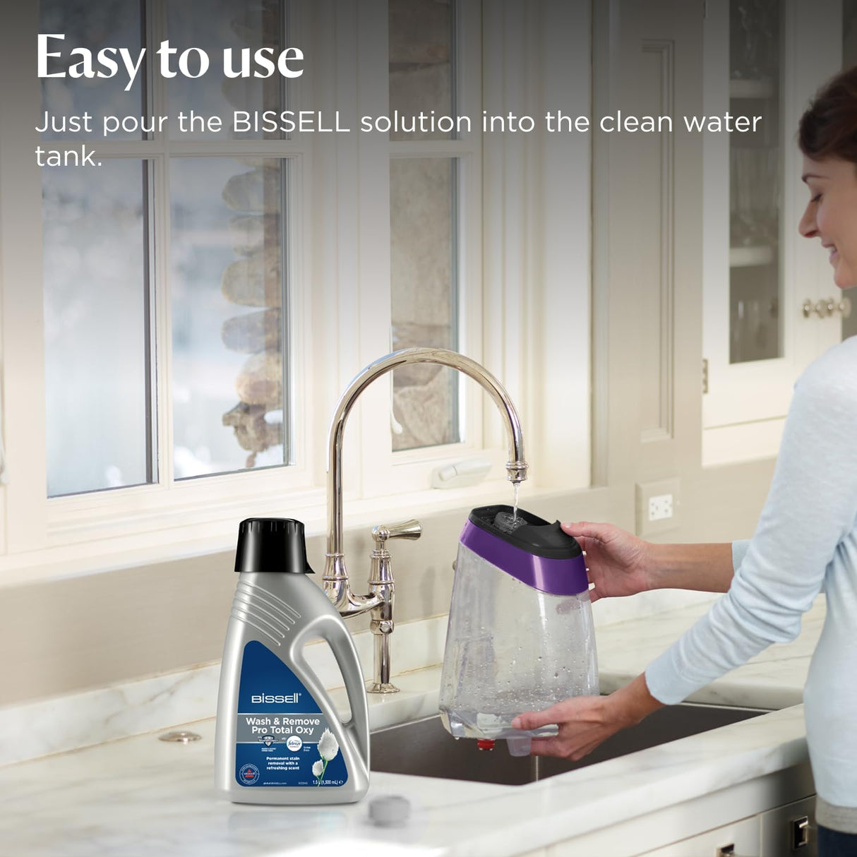 BISSELL | Wash & Remove Pro Total Oxy with Febreze, 1.5L | 2212E