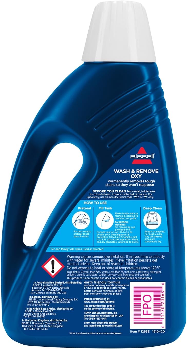 BISSELL | Wash & Remove Deep Clean + Oxy 1.5L | 1265E