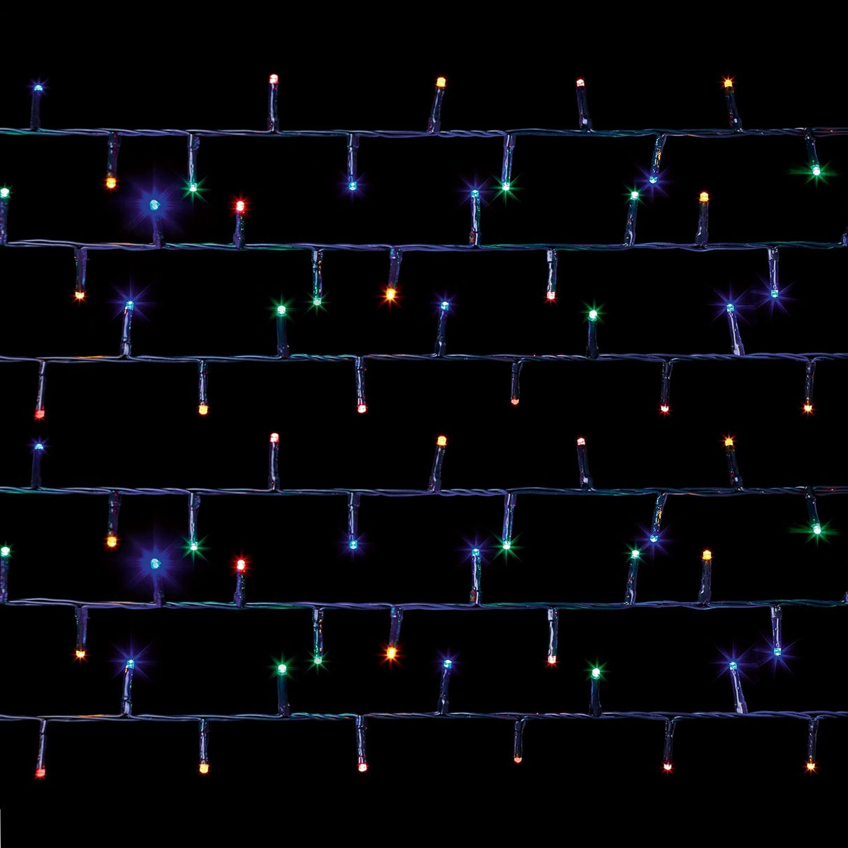 Premier 1000 LED Multi Action Treebrights With Timer - Multi/Green Cable