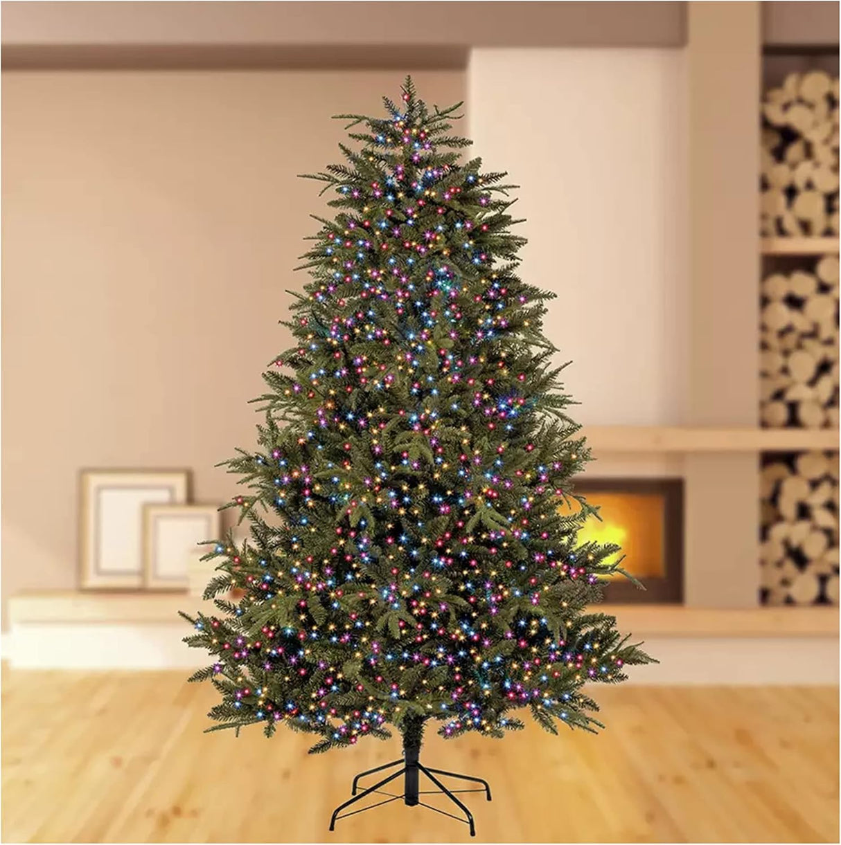 Premier 2000 LED Multi Action Treebrights With Timer - Multi/Green Cable