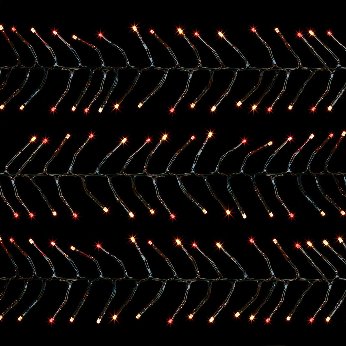 Premier 2000 LED Multi Action Cluster Brights With Timer - Red & Vintage Gold/Green Cable