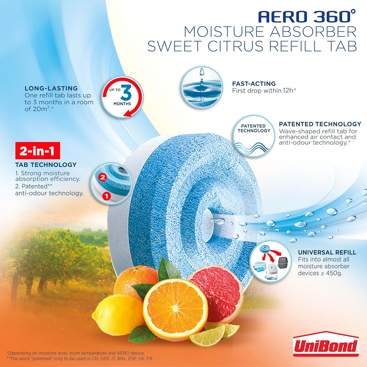 UniBond Aero 360 Refill - Citrus