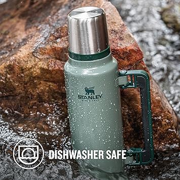 STANLEY Legendary Classic Bottle | Hammer tone green | 1.4L