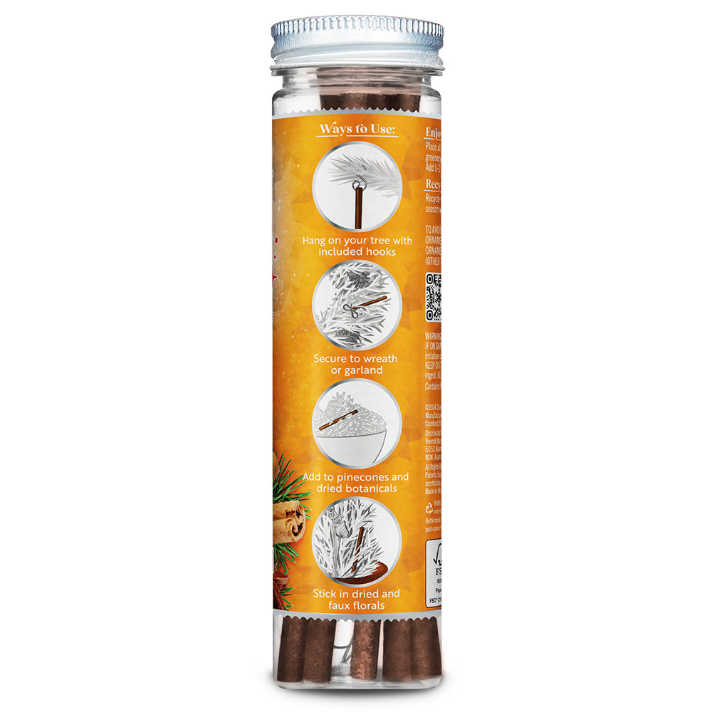 Scentsicles Scented Ornament Sticks – Spiced Pine Cones