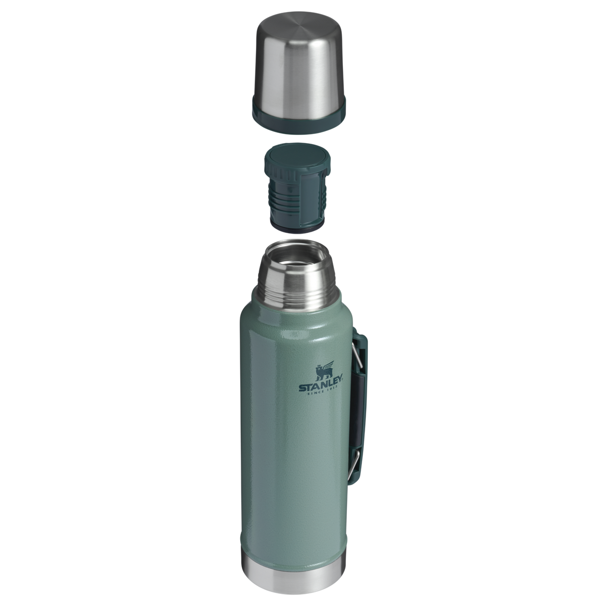 STANLEY Legendary Classic Bottle | Hammer tone green | 1.4L