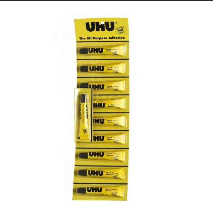 UHU All Purpose Adhesive 7ml tube close-up label