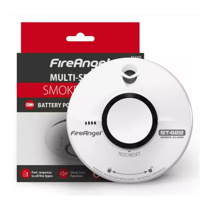 FireAngel Thermoptek Multi Sensor Smoke Alarm ST-622