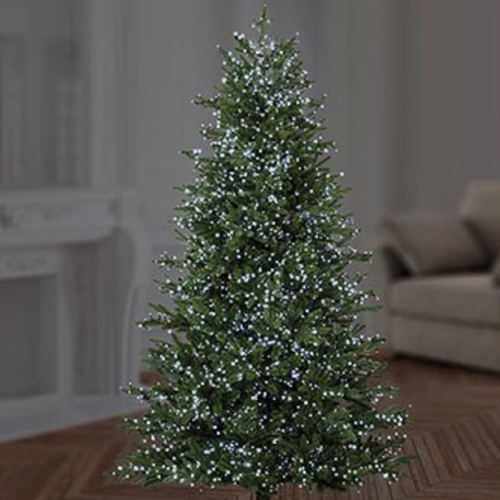 Premier 1000 LED Multi Action Treebrights With Timer - Warm White/Clear Cable