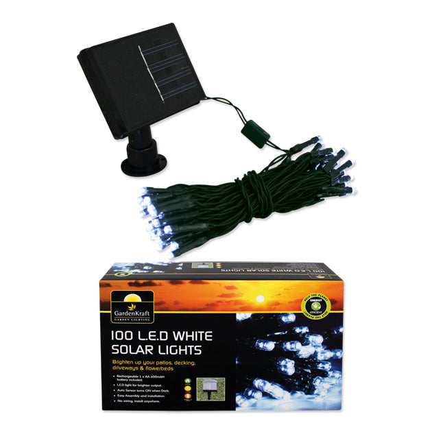 White LED string lights