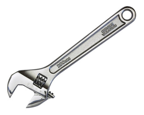 An adjustable wrench used for tightening toilet seat hinge fittings