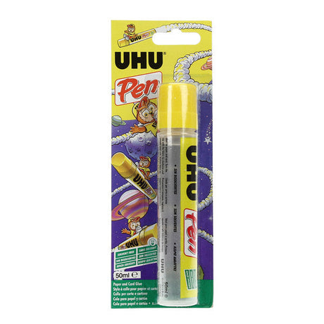 UHU Glue Pen 50ml clear washable glue precision pen packaging