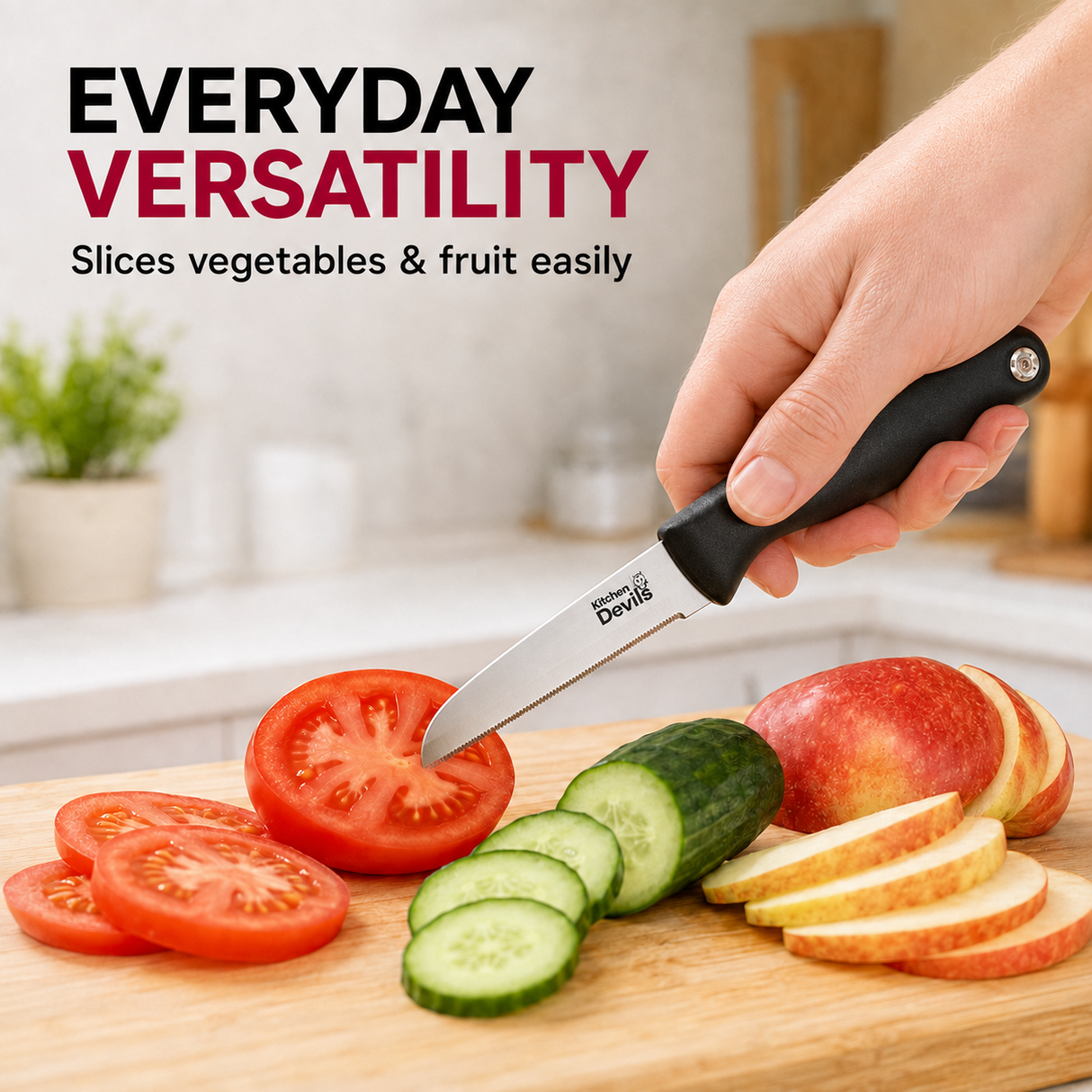 Kitchen Devils Multi Purpose Knife 10 Year Guarantee