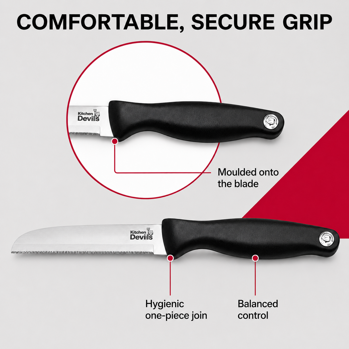 Kitchen Devils Multi Purpose Knife 10 Year Guarantee