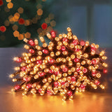 Premier 1000 LED Multi Action Treebrights With Timer - Red & Vintage Gold/Green Cable