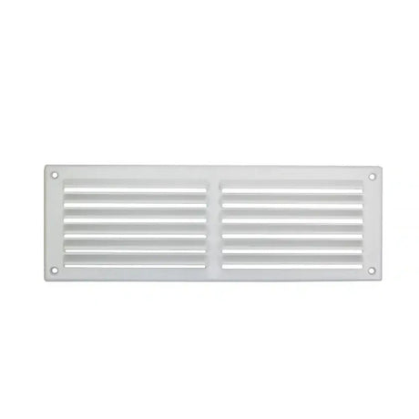 Plastic louvre vent 9 x 3 inch white, single course airbrick vent cover