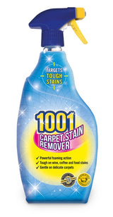 1001 Carpet Stain Remover 500ml spray bottle for removing wine, tea and coffee stains from carpets