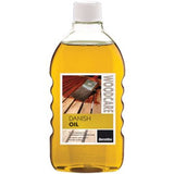 Barrettine Danish Oil 500ml container label showing natural wood finish
