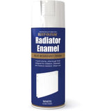 Rustoleum White Gloss radiator enamel spray paint can 400ml