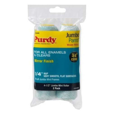Purdy Parrot Jumbo Mini Roller Sleeve 4.5 inch, 2 pack, product photo