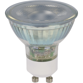 TCP LED GU10 Glass Spotlight Bulb, 345 Lumen, 2700K Warm White - packaging front
