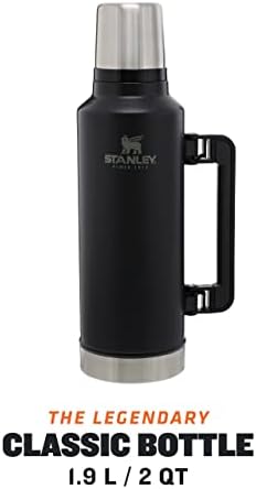 STANLEY Legendary Classic Bottle | Matte Black Pebble | 1.9L