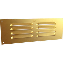 9 x 3 inch aluminium louvre vent slatted grille close up