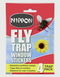 Nippon Fly Trap Window Stickers 22g pack, sunflower design sticky fly trap for windows
