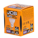 JCB LED GU10 bulb, 5W, 370 lumen, 4000K cool white, boxed