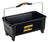 Purdy Dual Roll Off 5 gallon paint bucket shown from the front with the built in roll off grid visible inside