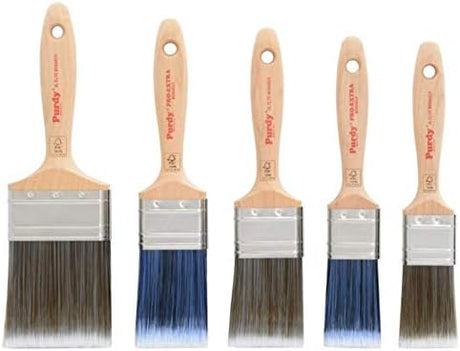 Purdy Monarch Elite and Pro Extra brush set box contents