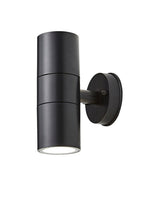 Coast Neso twin GU10 up and down wall light in black, packaging