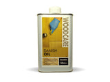 Barrettine Danish Oil 500ml tin, a hard drying penetrating wood oil for furniture, worktops and doors