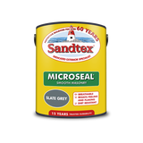 Sandtex Smooth Masonry Paint tin, Slate Grey, 5L