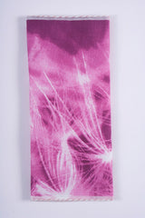 Robert Scott Standard Ironing Board Cover in patterned fabric, folded flat product photo showing the elasticated hem