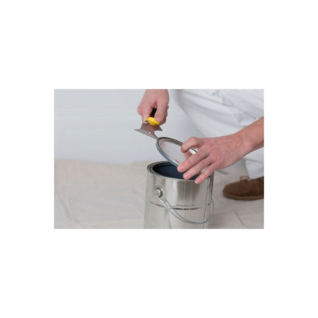 Purdy Premium 10-in-1 Painter's Multi Tool showing roller cleaner notches and can opener detail
