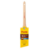 Purdy Dale XL Elite 2 inch cutting in paint brush standing upright showing angular bristle head