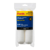 Purdy White Dove Jumbo mini roller sleeve 6.5 inch by 3/8 inch nap, pack of 2