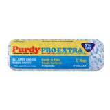 Purdy Colossus P-X roller sleeve, 9 inch by 1 inch nap, full product view on white background