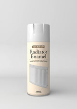 Rustoleum White Gloss Radiator Spray Paint 400ml aerosol can