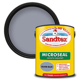 Sandtex Smooth Masonry Paint tin, Silver Blue, 5L