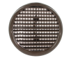 Securit circular louvred vent 165mm in brown, full round profile studio photo
